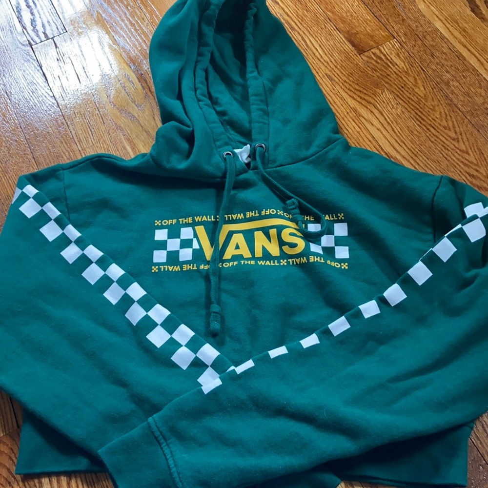 vans cropped hoodie